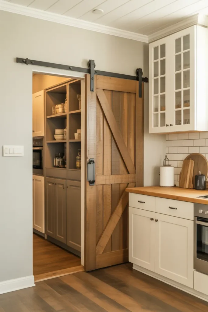 Sliding Barn Door for a Farmhouse Statement
