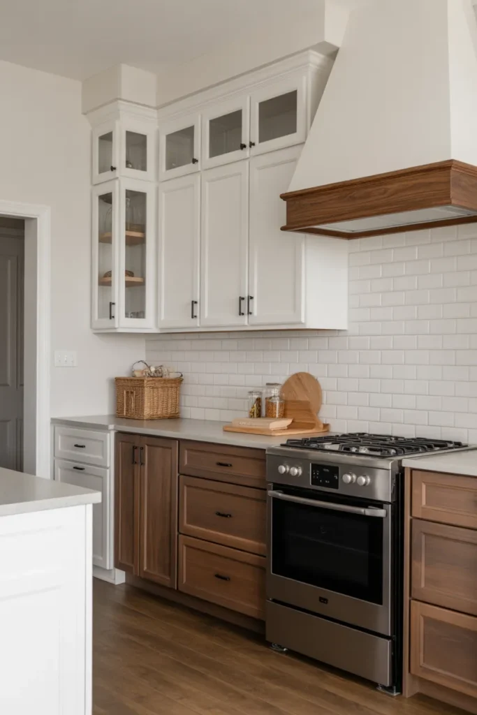 Two-Tone Cabinets for Visual Interest