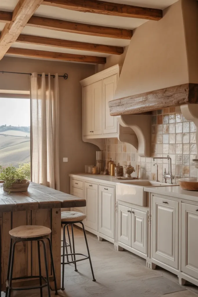 Warm Neutral Color Palette with Italian Influence