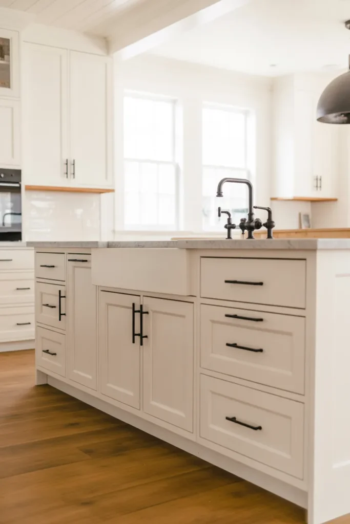 Black Hardware for a Modern Farmhouse Touch