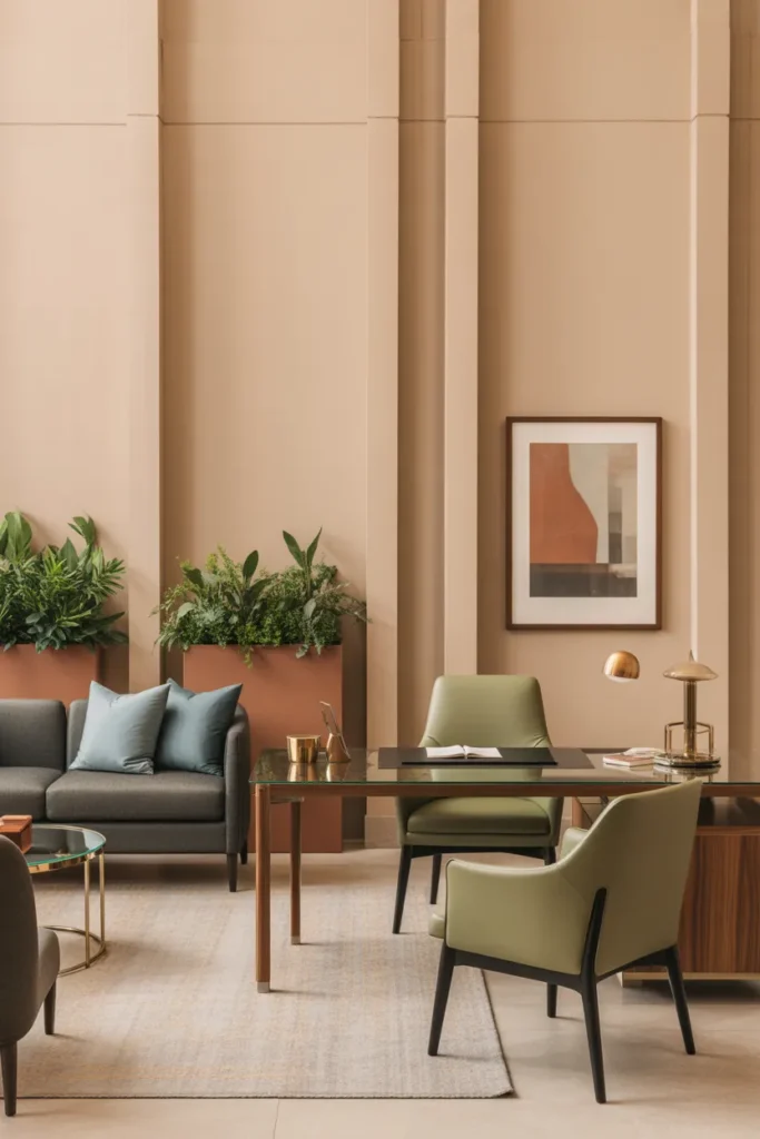 Professional Color Palette With Soft Accents