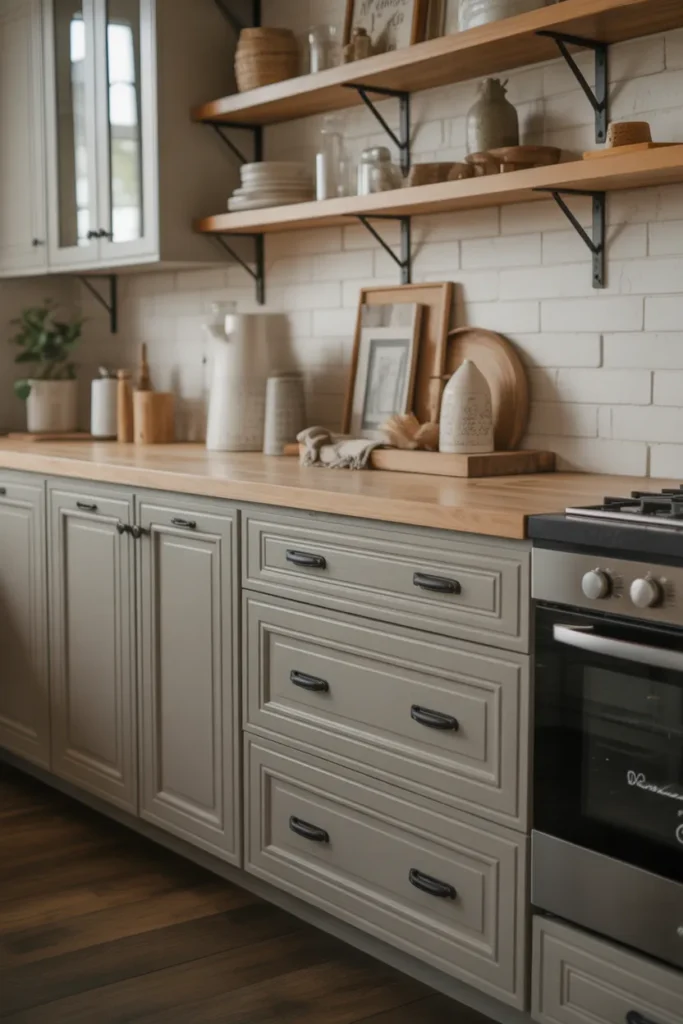 Black Hardware for Subtle Contrast