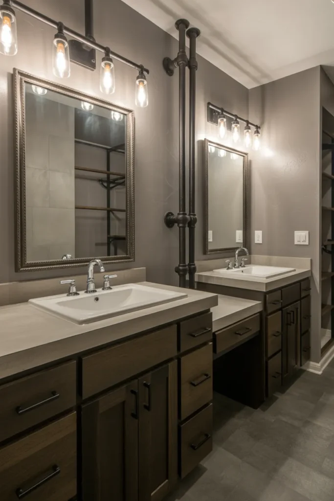 Glam Gold Accent Bathroom