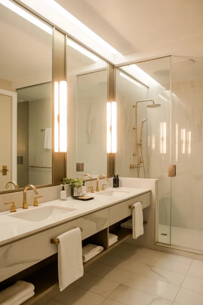 Luxury Hotel Style Jack and Jill Bathroom