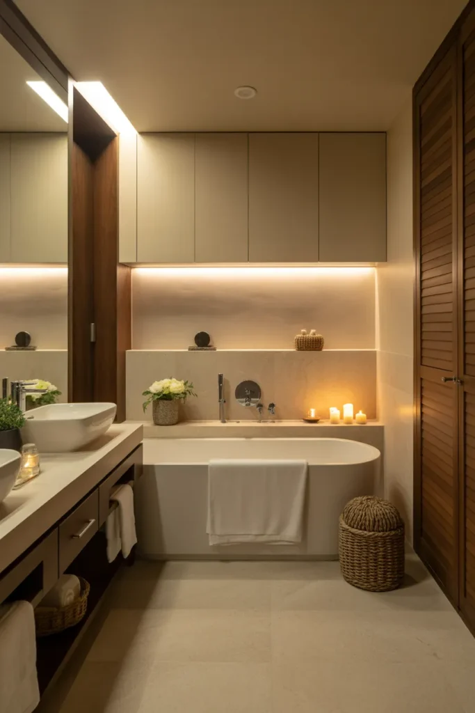 Spa-Inspired Luxury Bathroom