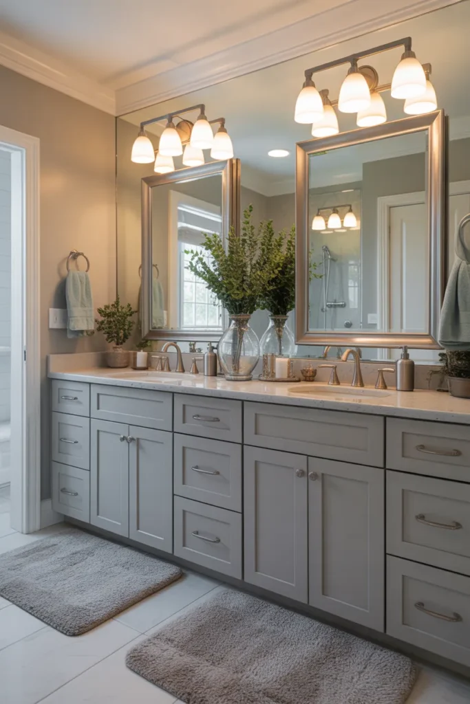 Transitional Style Jack and Jill Bathroom